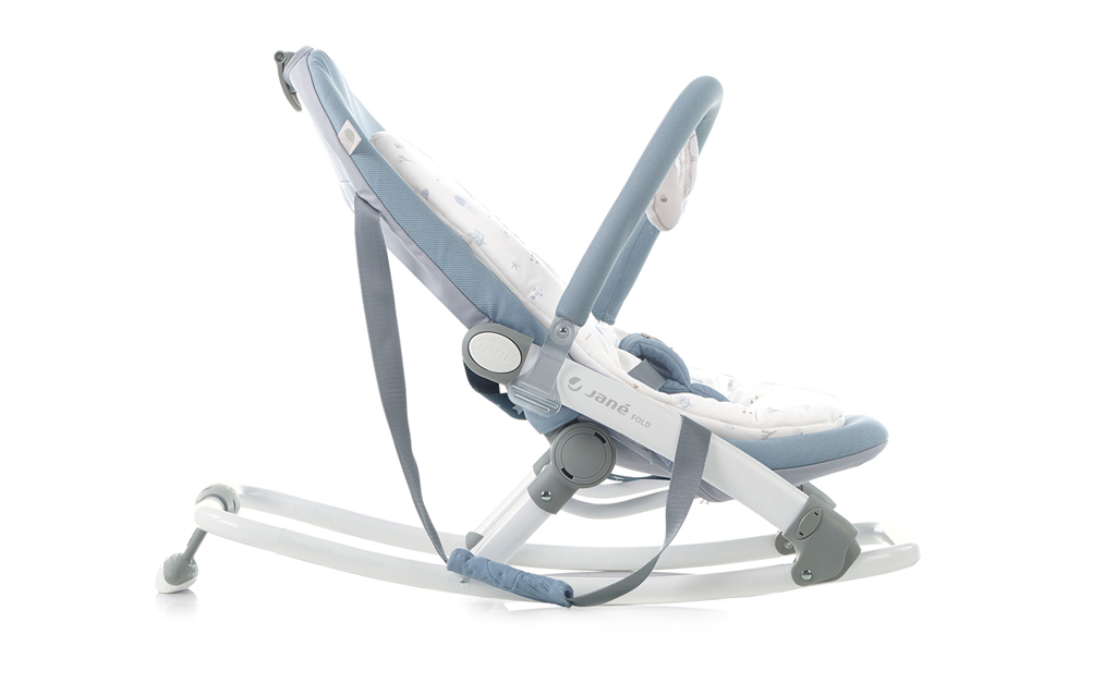 JANÉ Lehátko pohupujúce Fold od 0+ do 9kg, Lazuli Blue