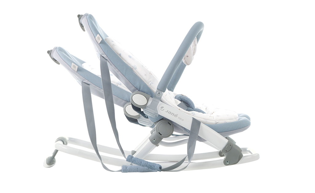 JANÉ Lehátko pohupujúce Fold od 0+ do 9kg, Lazuli Blue