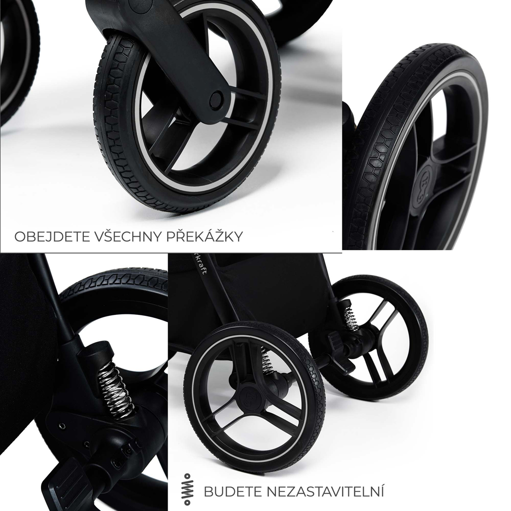 KINDERKRAFT Kočík kombinovaný Nea 2 2v1 Platinum Grey