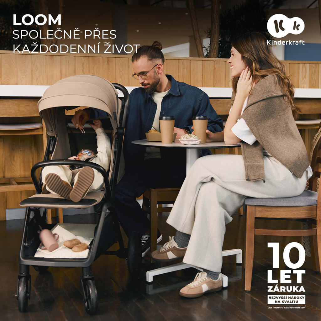 KINDERKRAFT Kočík športový Loom Beige