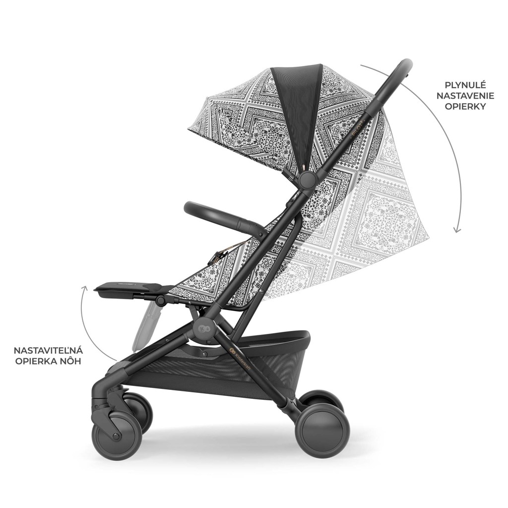 KINDERKRAFT Kočík športový Pilot 2 Lunar Black Bizuu