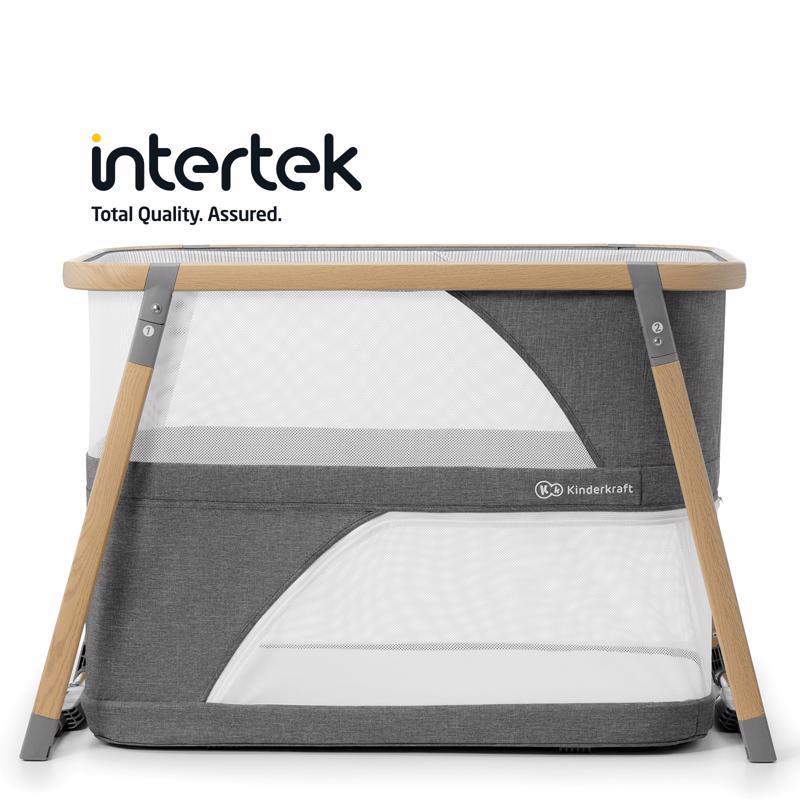 KINDERKRAFT Postieľka multifunkčná 4v1 Sofi Gray