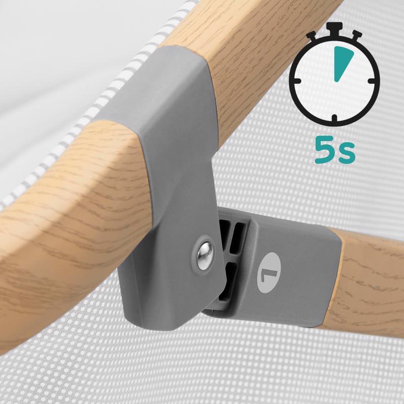 KINDERKRAFT Postieľka multifunkčná 4v1 Sofi Gray