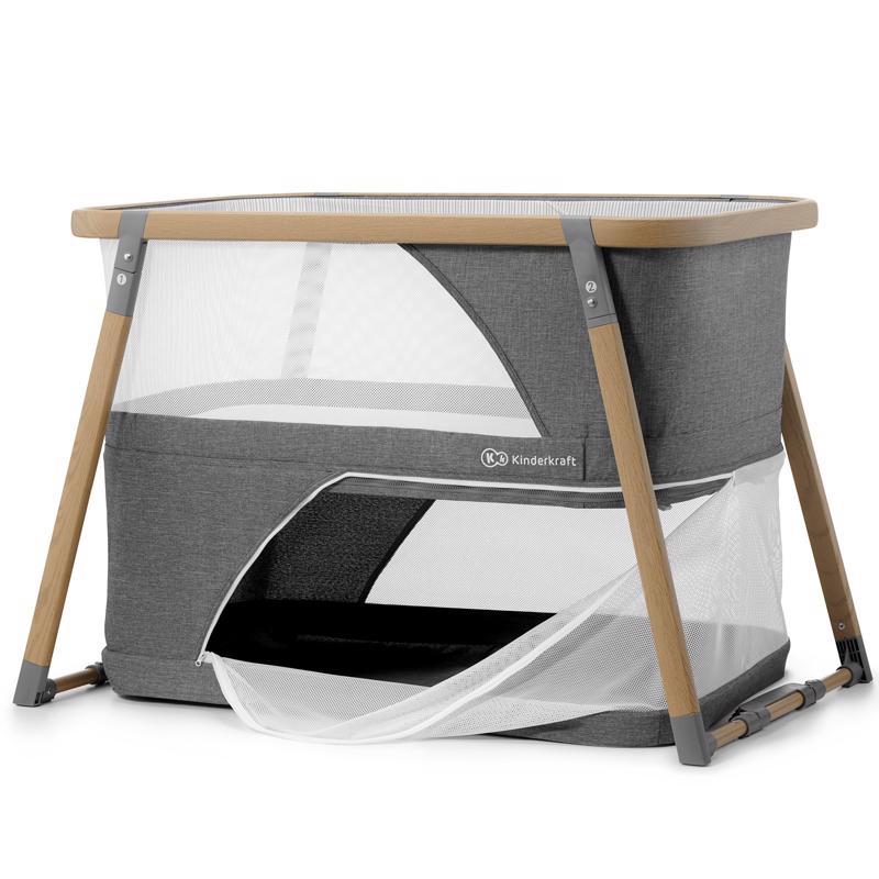 KINDERKRAFT Postieľka multifunkčná 4v1 Sofi Gray