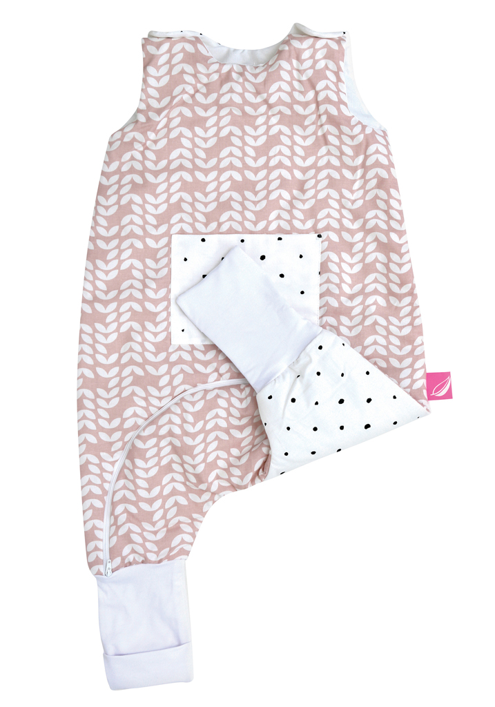 MOTHERHOOD Vak spací s nohavicami a vreckom Pink Classics 1-1,5r 2 tog