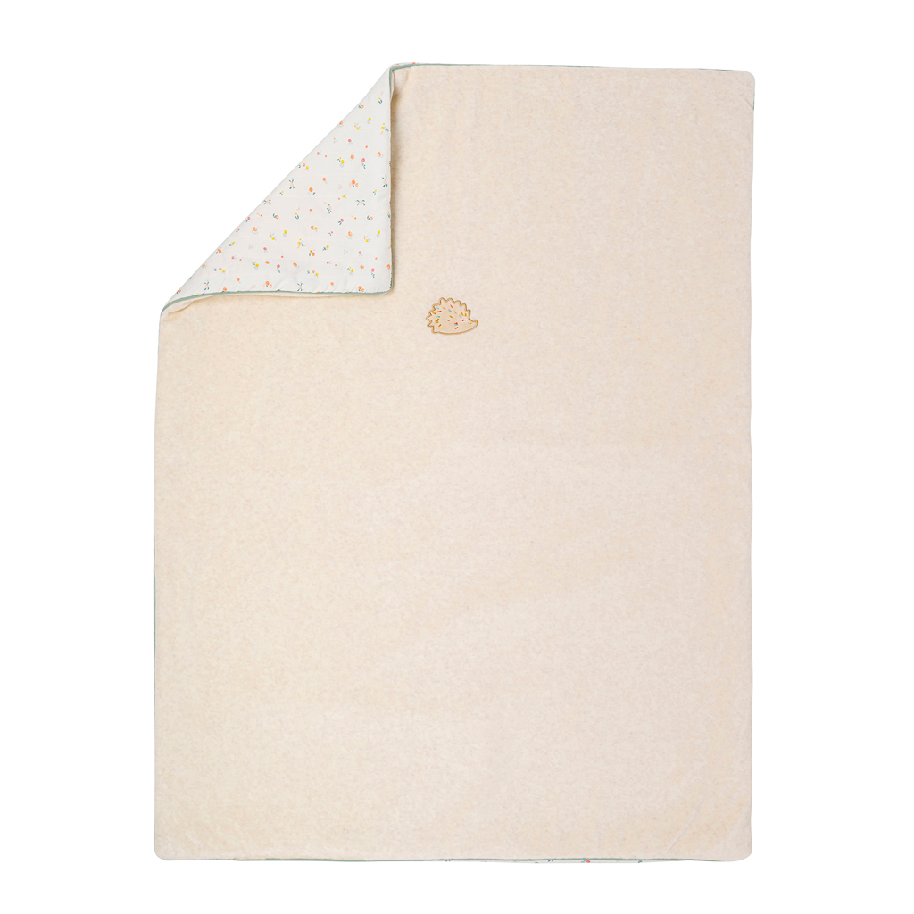 NATTOU Deka detská obojstranná velúr/bavlna 100x75 cm Mila, Zoe &amp; Lana