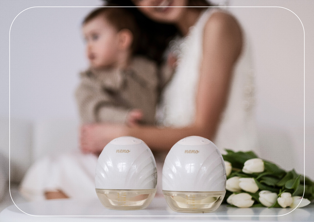 NENO Odsávačka materského mlieka duo elektrická handsfree Perla Twin