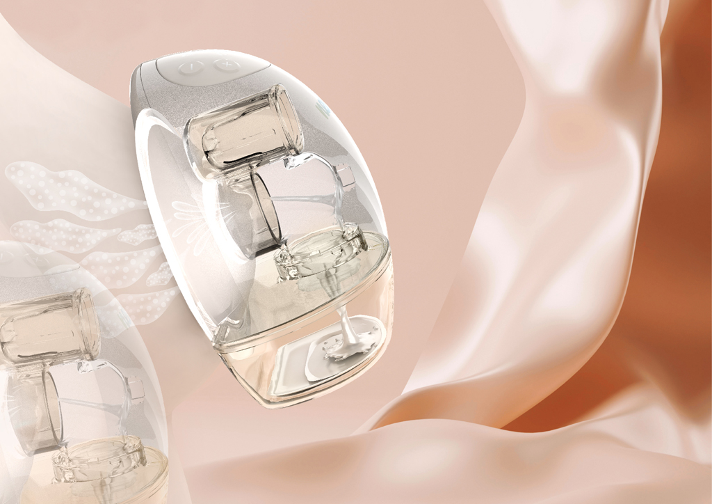 NENO Odsávačka materského mlieka duo elektrická handsfree Perla Twin