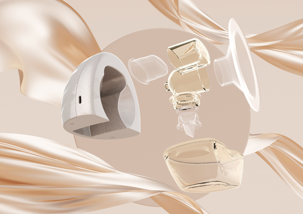 NENO Odsávačka materského mlieka duo elektrická handsfree Perla Twin