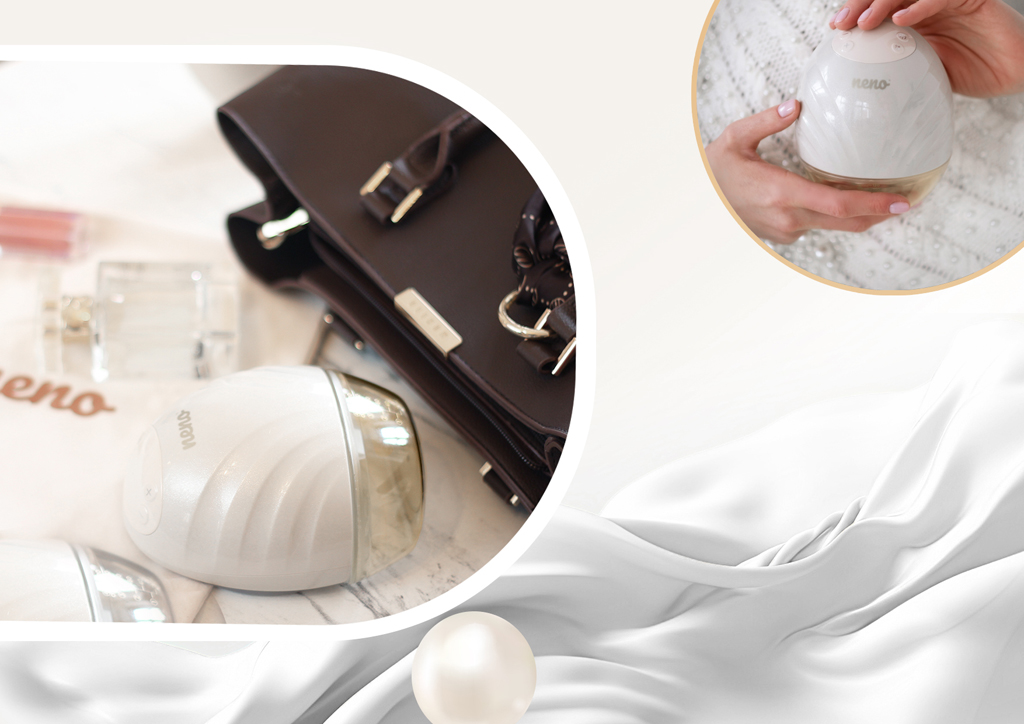 NENO Odsávačka materského mlieka duo elektrická handsfree Perla Twin