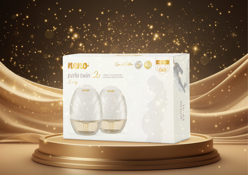 NENO Odsávačka materského mlieka duo elektrická handsfree Perla Twin