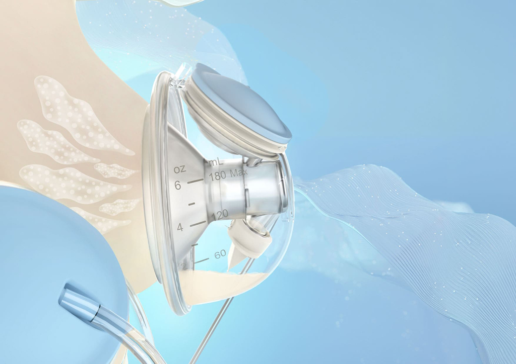 NENO Odsávačka materského mlieka duo elektrická handsfree Velo