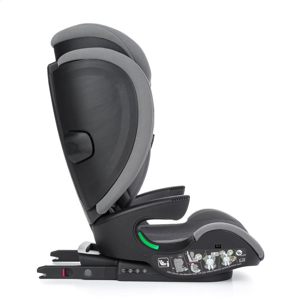 PETITE&amp;MARS Autosedačka Elite Fix Pro i-Size Grey Air 100-150 cm (15-36 kg)