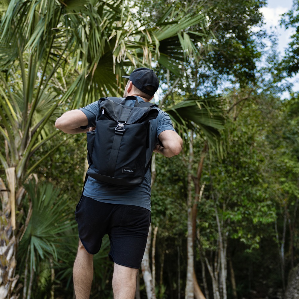 PETITE&amp;MARS Batoh prebaľovací na kočík Jackob Absolute Black