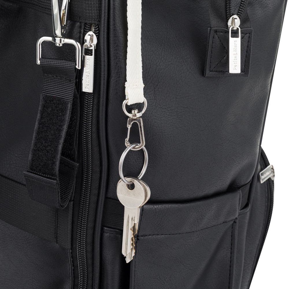 PETITE&amp;MARS Batoh prebaľovací na kočík Jasper Absolute Black