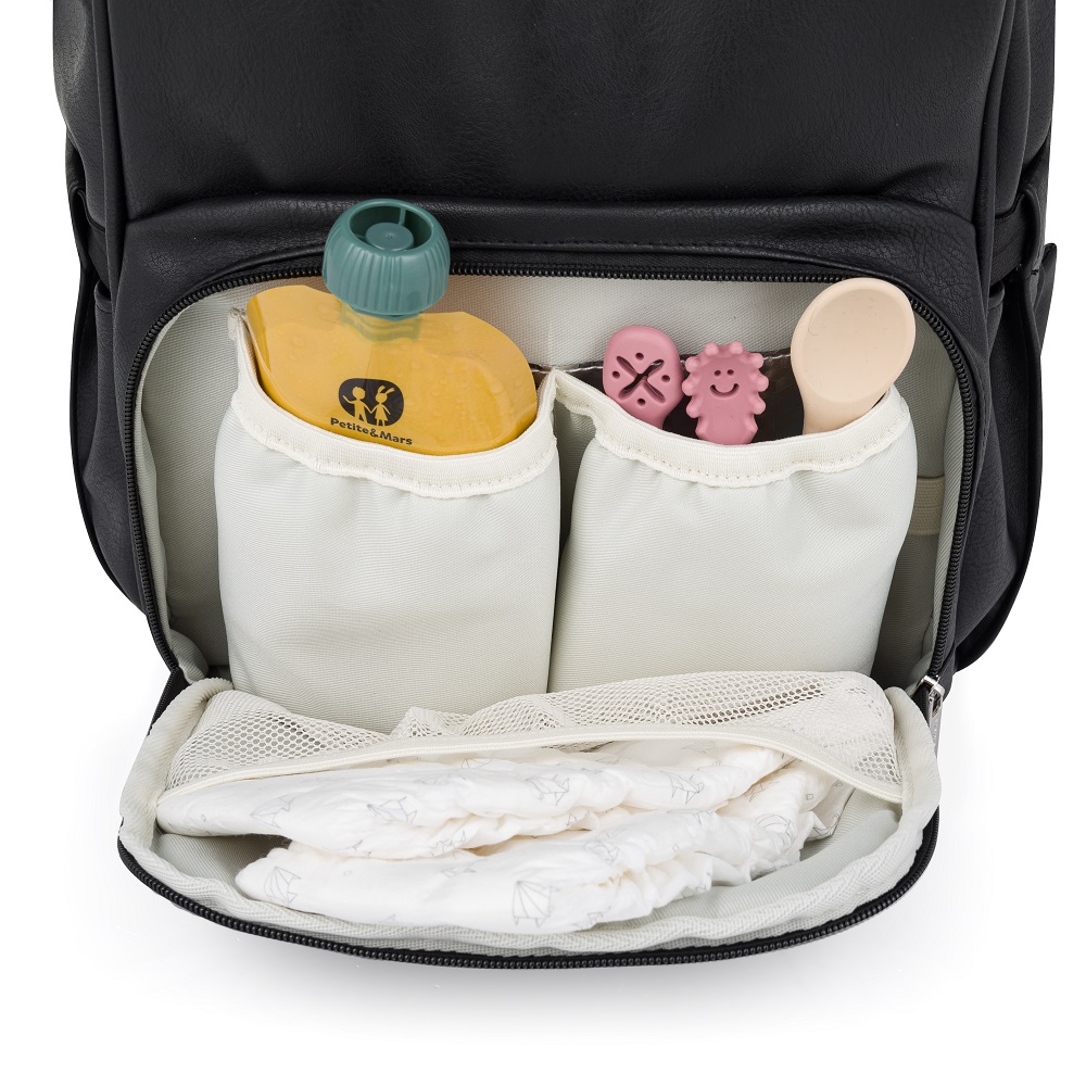 PETITE&amp;MARS Batoh prebaľovací na kočík Jasper Camel Beige