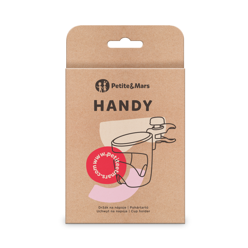 PETITE&amp;MARS Držiak na nápoje Handy Grey