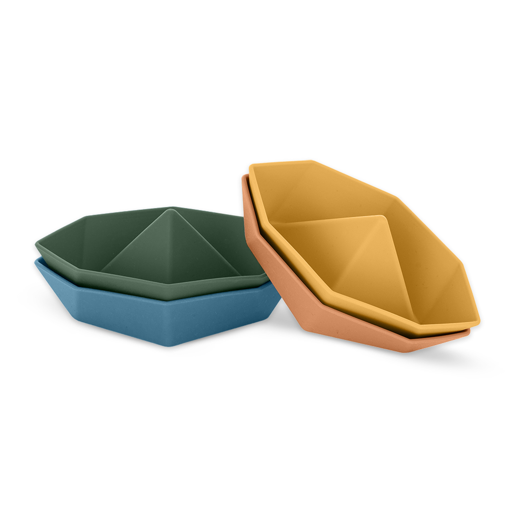 PETITE&amp;MARS Hračky silikónové do vody Ships 6m+