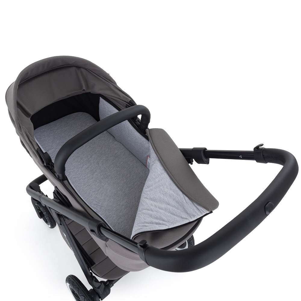 PETITE&amp;MARS Kočík kombinovaný ICON 2v1 Dove Grey XXL RWS + Core Pro i-Size Black Grey + Báza