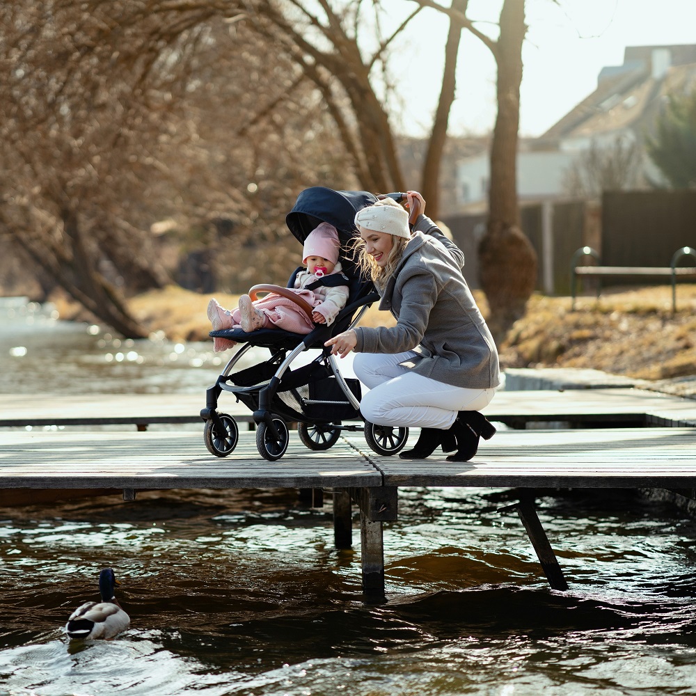 PETITE&amp;MARS Kočík športový Cross Anthracite Blue