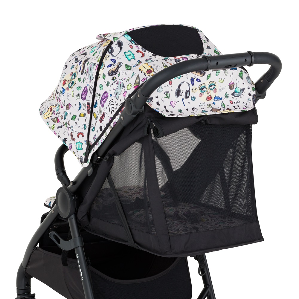 PETITE&amp;MARS Kočík športový Royal3 Black Limited100 Tattoo