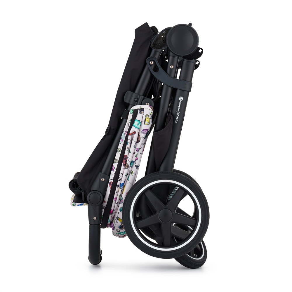 PETITE&amp;MARS Kočík športový Royal3 Black Limited100 Tattoo