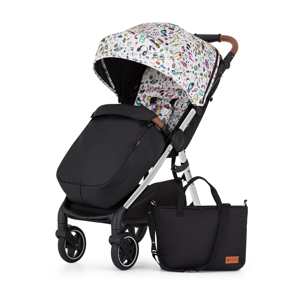 PETITE&amp;MARS Kočík športový Royal3 Silver Limited100 Tattoo