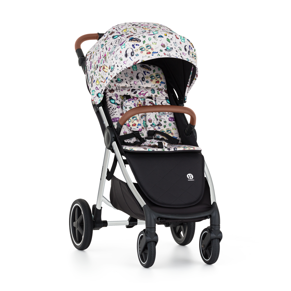 PETITE&amp;MARS Kočík športový Royal3 Silver Limited100 Tattoo