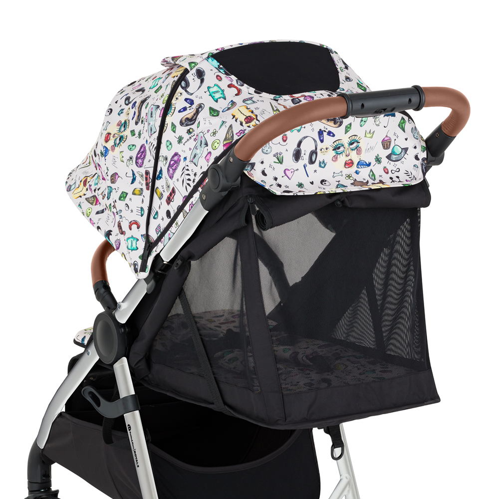 PETITE&amp;MARS Kočík športový Royal3 Silver Limited100 Tattoo