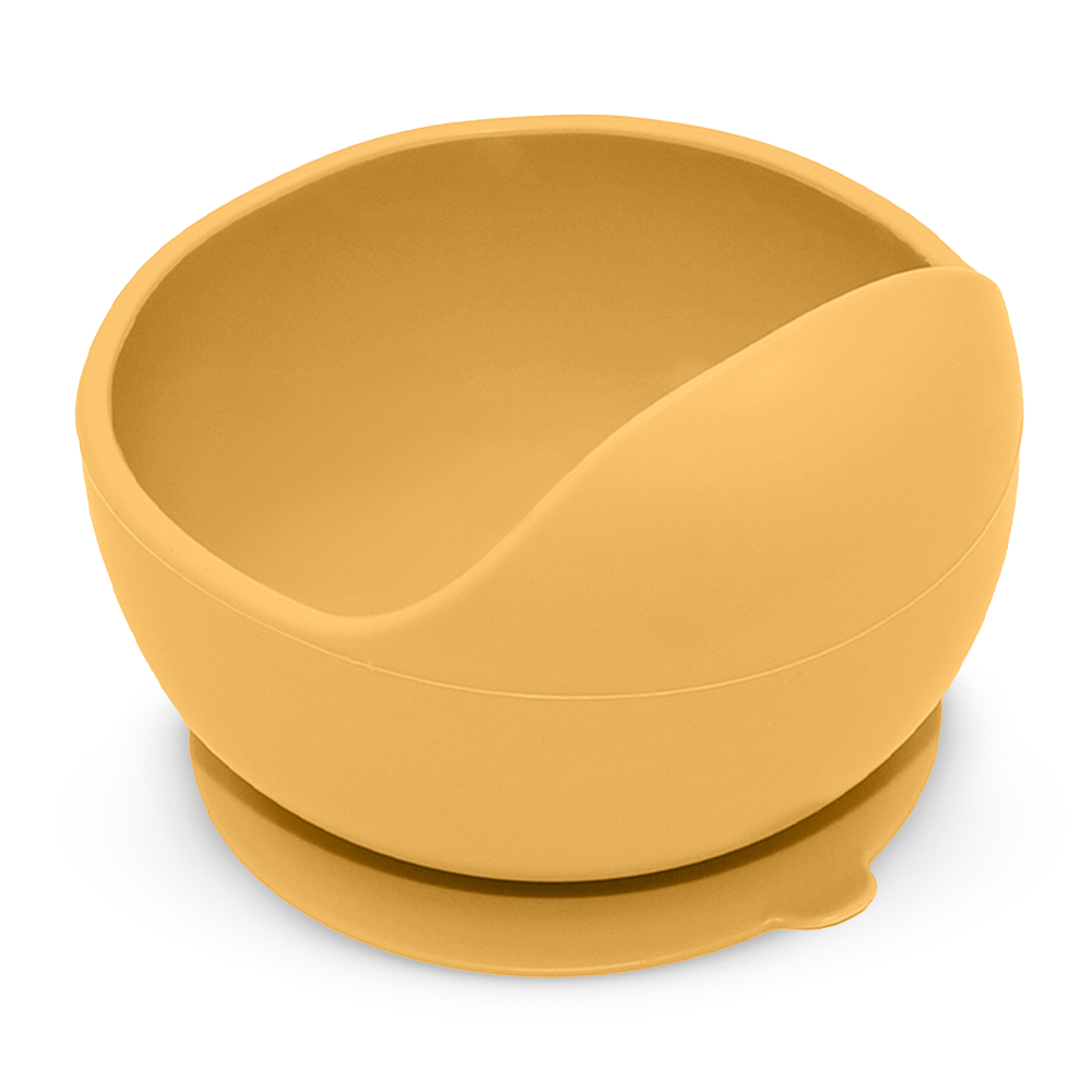 PETITE&amp;MARS Miska silikónová s prísavkou TAKE&amp;MATCH Intense Ochre 6m+