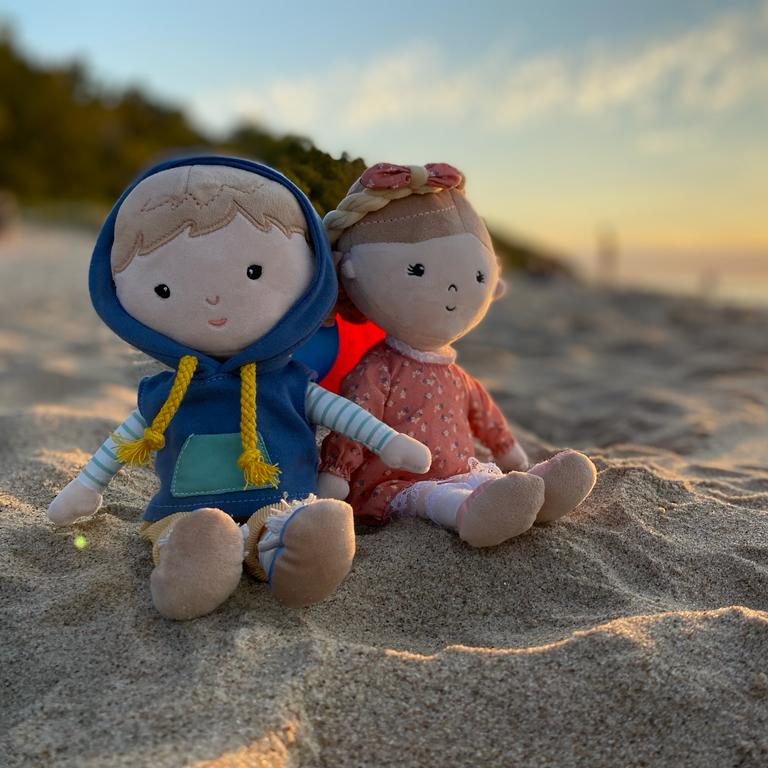 PETITE&amp;MARS Bábika plyšová Max 0m+, 35 cm