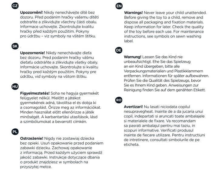 PETITE&amp;MARS Bábika plyšová Sophie 0m+, 35 cm