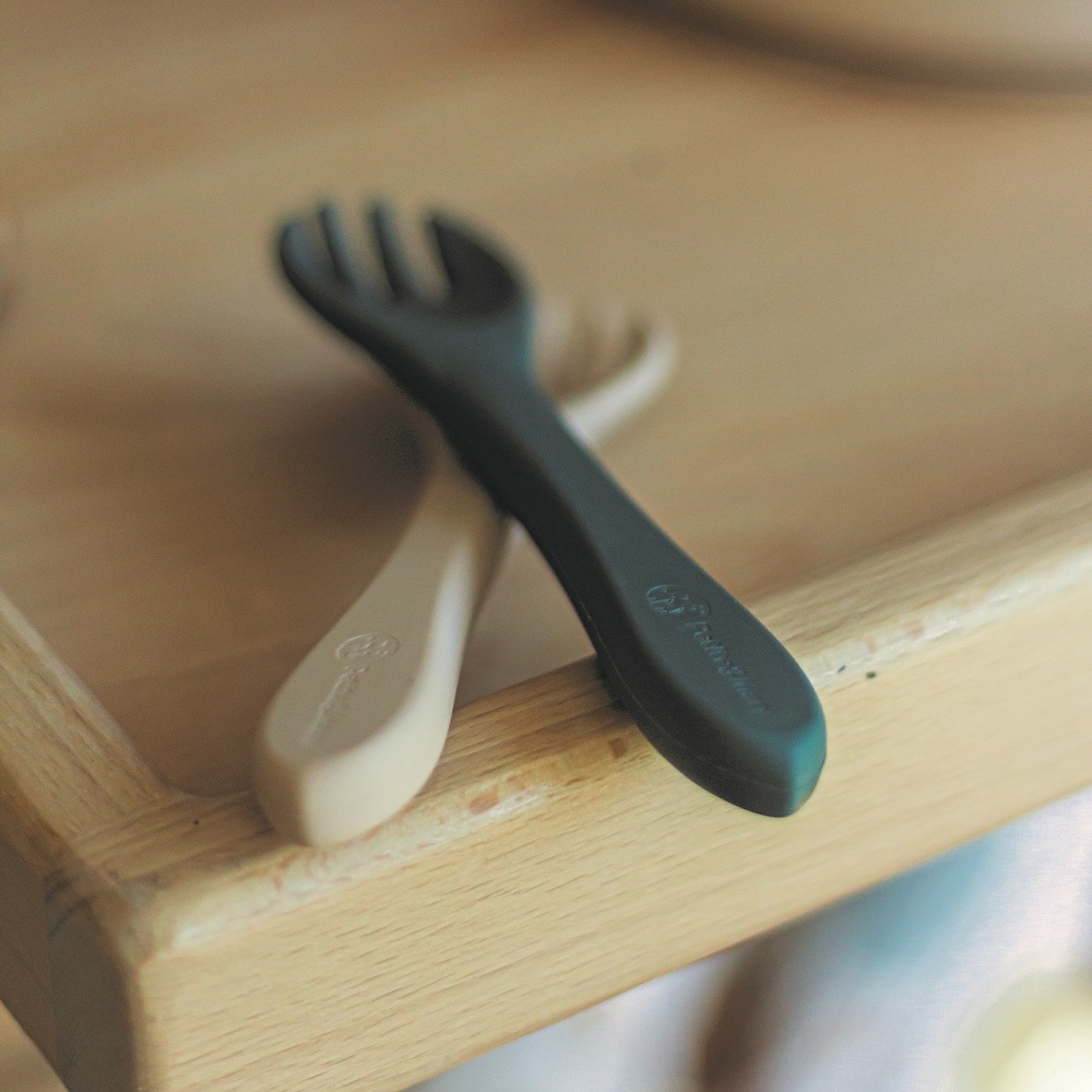 PETITE&amp;MARS Príbor silikónový TAKE&amp;MATCH Desert Sand 6m+