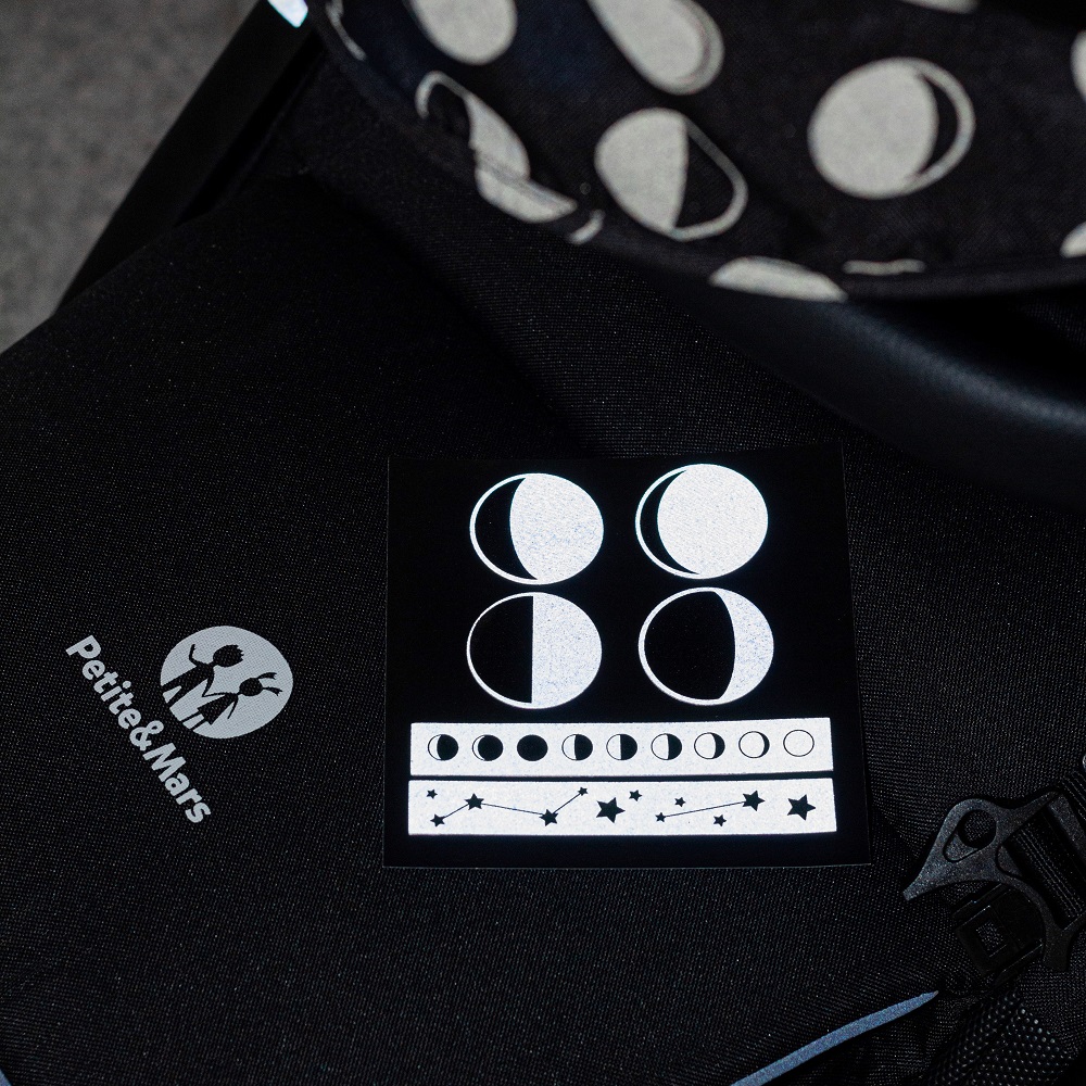 PETITE&amp;MARS Reflexné samolepky Heritage Luna