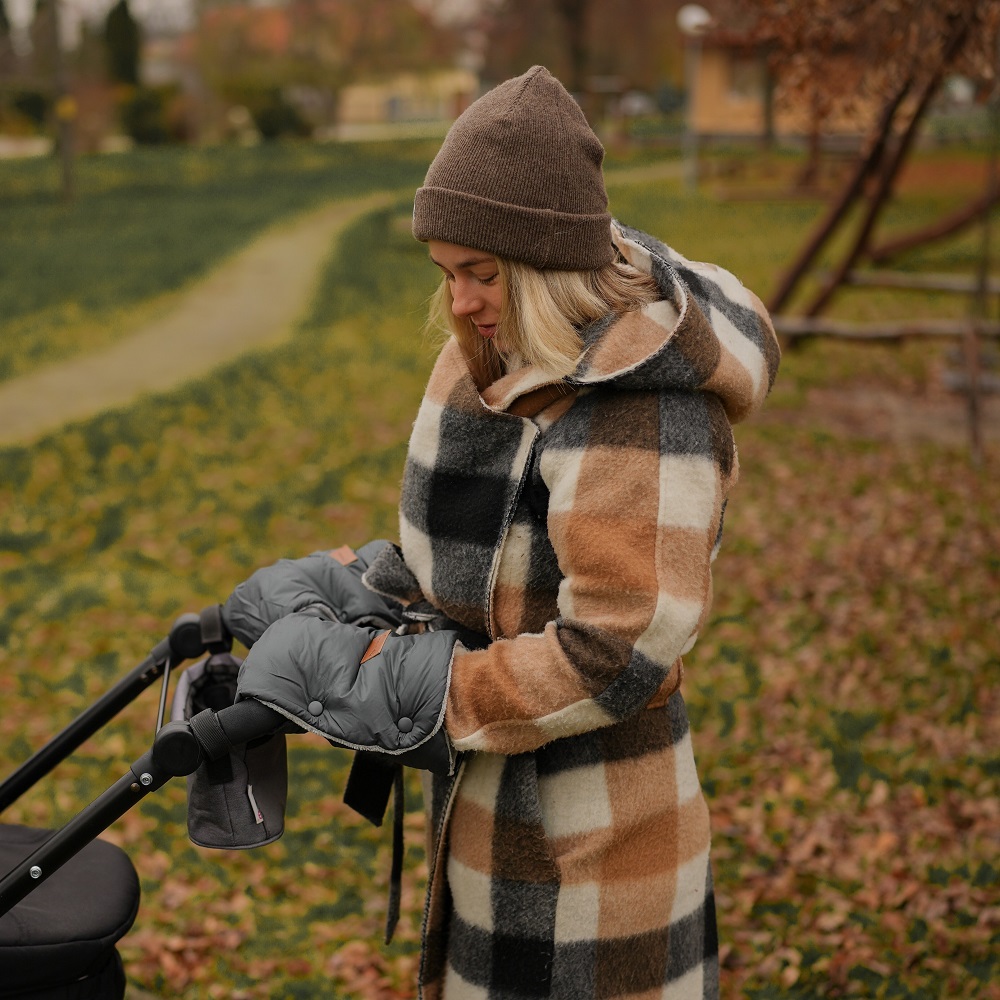 PETITE&amp;MARS Rukávnik / rukavice Jasie na kočík Juicy Green