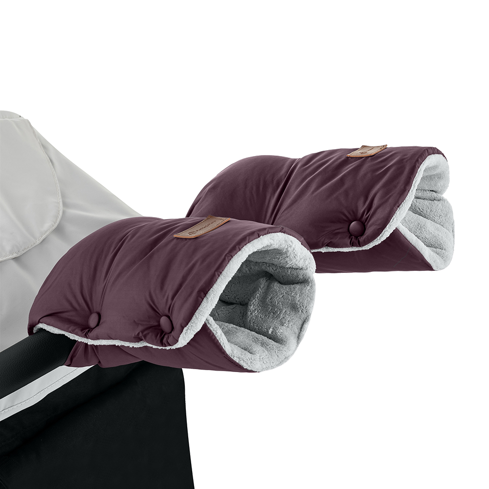 PETITE&amp;MARS Rukávnik / rukavice Jasie na kočík Mysterious Plum