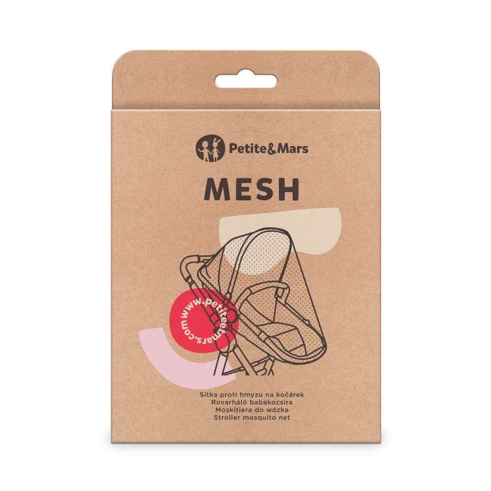 PETITE&amp;MARS Univerzálna sieťka proti hmyzu Mesh na kočík