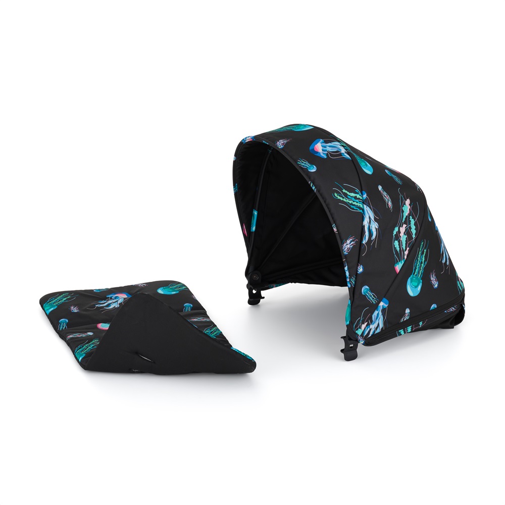 PETITE&amp;MARS Strieška ku kočíku Royal3 Limited 100 Jellyfish