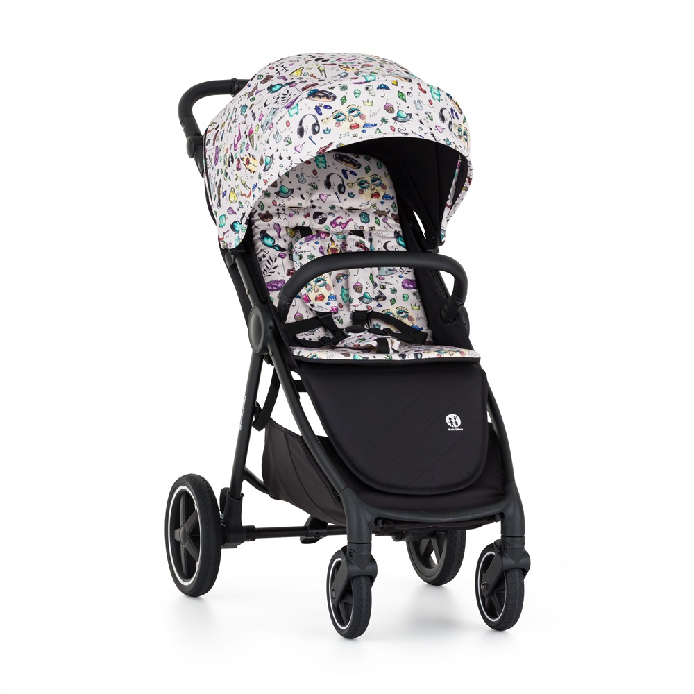 PETITE&amp;MARS Strieška ku kočíku Royal3 Limited 100 Tattoo