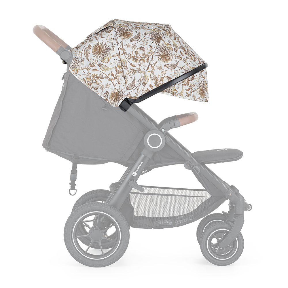 PETITE&amp;MARS Strieška ku kočíku Street2 Limited 100 Elegant Birds
