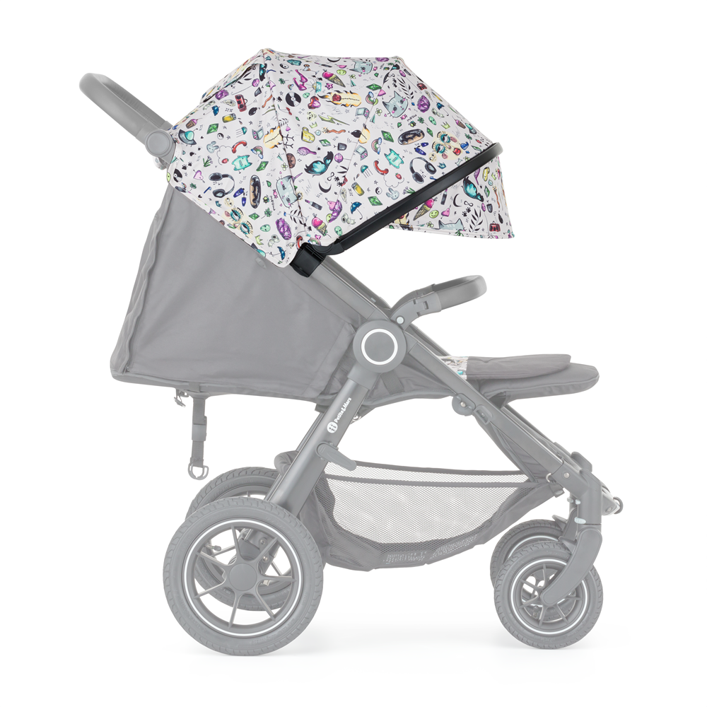 PETITE&amp;MARS Strieška ku kočíku Street2 Limited 100 Tattoo