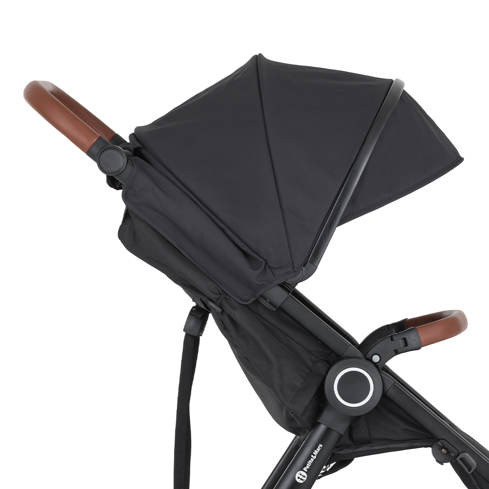 PETITE&amp;MARS Strieška ku kočíku Street2 Perfect Black