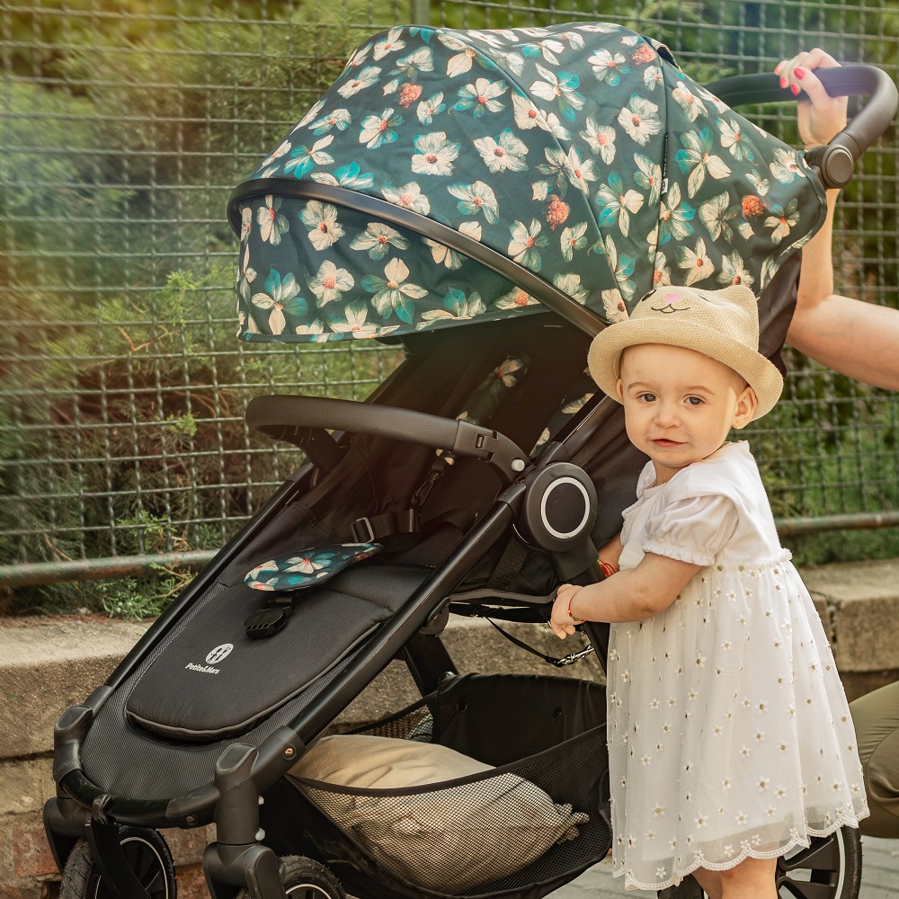 PETITE&amp;MARS Strieška na kočík Street+/Street2 Limited 100 Flowers