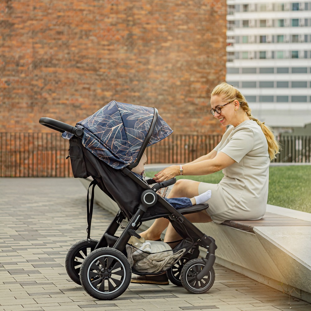 PETITE&amp;MARS Strieška na kočík Street+/Street2 Limited 100 Palmtree