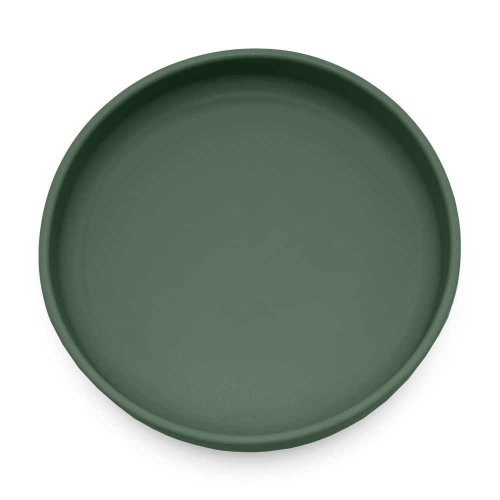 PETITE&amp;MARS Tanier silikónový s prísavkou TAKE&amp;MATCH Misty Green 6m+