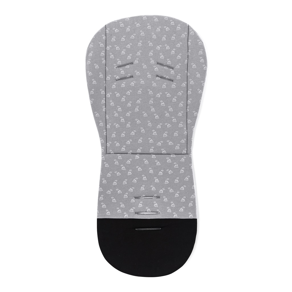 PETITE&amp;MARS Vložka do kočíka Foamy Grey Hills