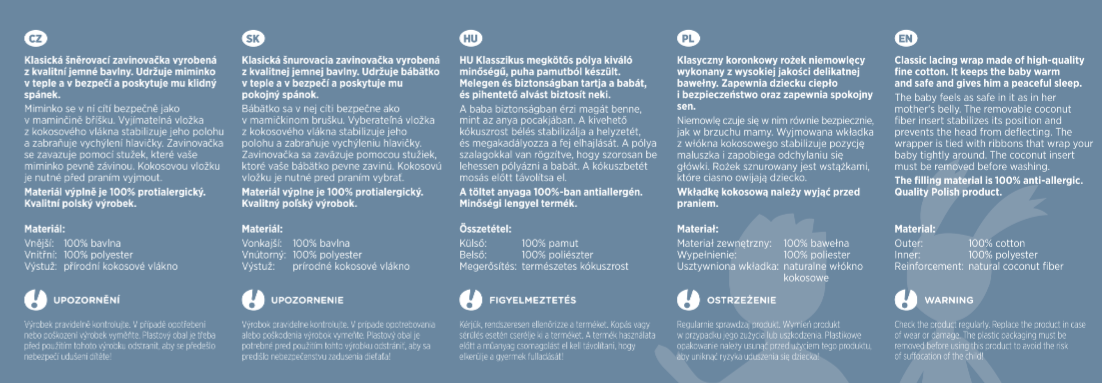 PETITE&amp;MARS Zavinovačka šnurovacia Nurse s pevnou kokosovou vložkou Light Beige 75x75 cm