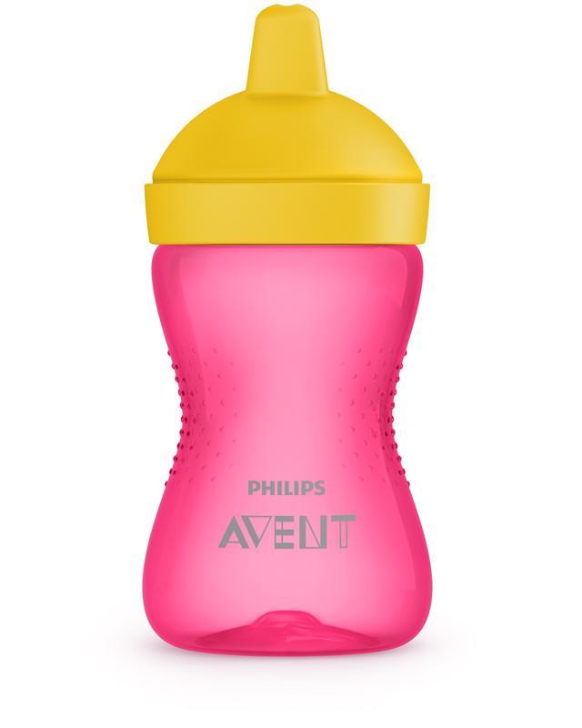 Philips AVENT Hrnček 300 ml Grippy s tvrdým náustkom dievča