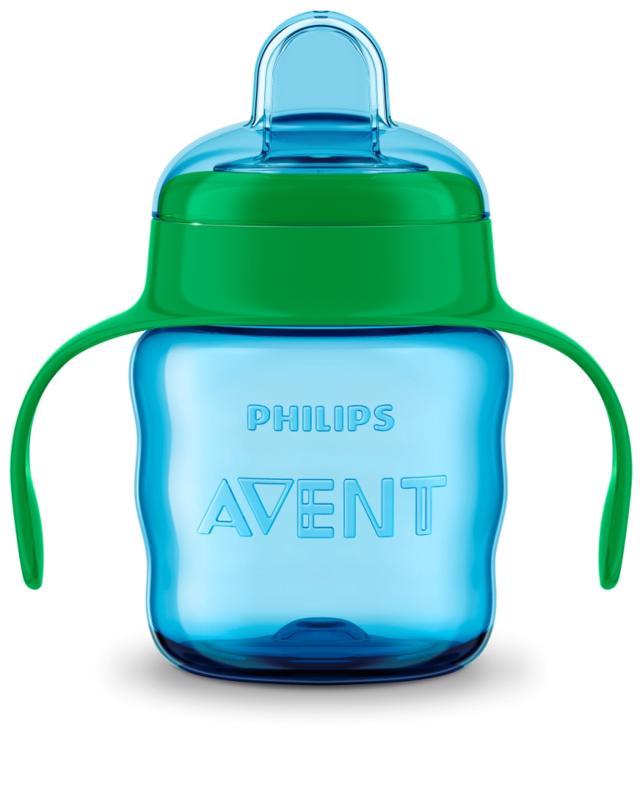 Philips AVENT Hrnček pre prvé dúšky Klasik 200 ml s držadlami chlapec
