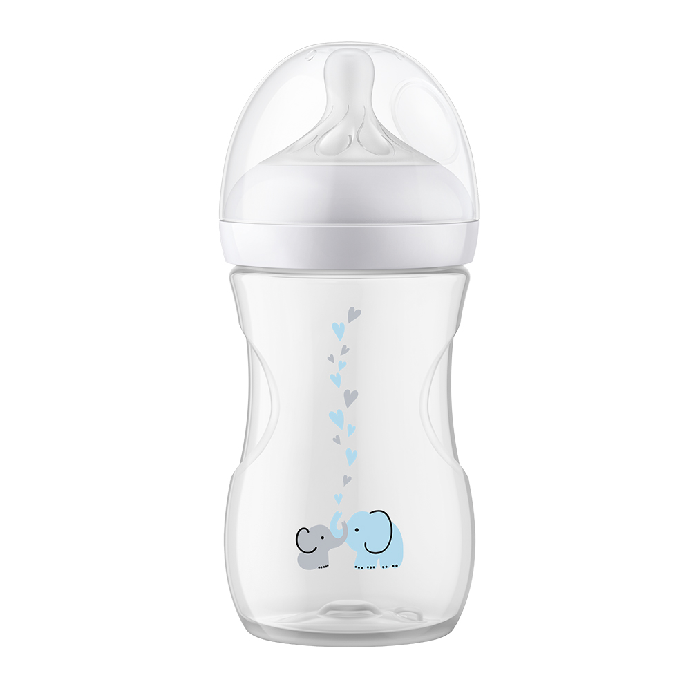 Philips AVENT Fľaša Natural Response s ventilom AirFree 260 ml, 1m+ slon